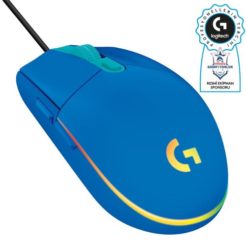 LOGİTECH G G102 LIGHTSYNC OYUNCU MOUSE MAVİ 910-005801